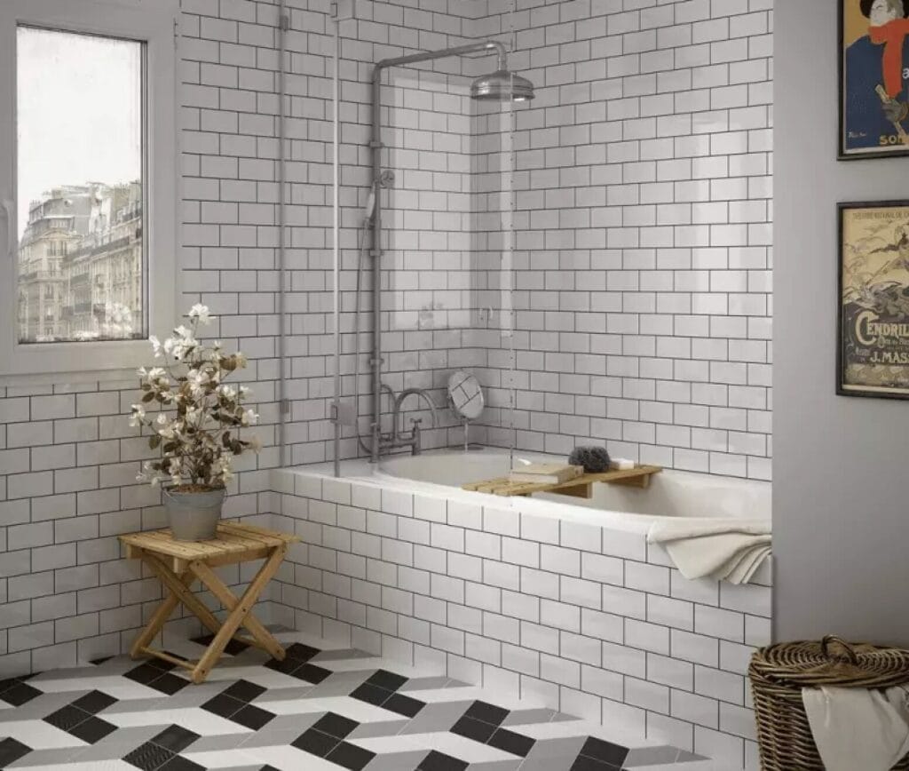 Incorporate vintage style tiles to create a bathroom that tells a story and evokes sentimentality.