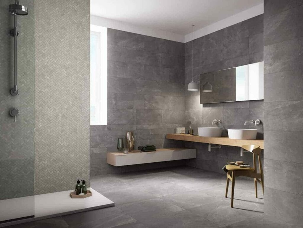 Bring a natural look to your bathroom with eco friendly tiles that are not only beautiful and stylish, but also look after the planet.