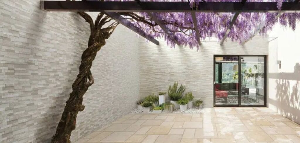 Screenshot 2024-03-09 at 15.31.20 Our extensive range of outdoor tiles are an ideal choice for decking areas, small patios, tiered gardens and larger spaces. These are our stunning Volcano 3D Beige Textured tiles.