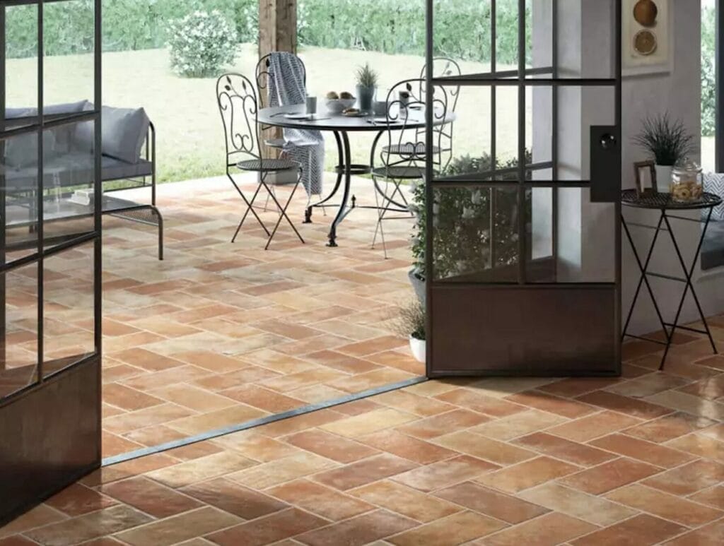 These Tuscany Tiles are perfect for achieveing a low maintenance Mediterranean sun-kissed look in your outdoor space.
